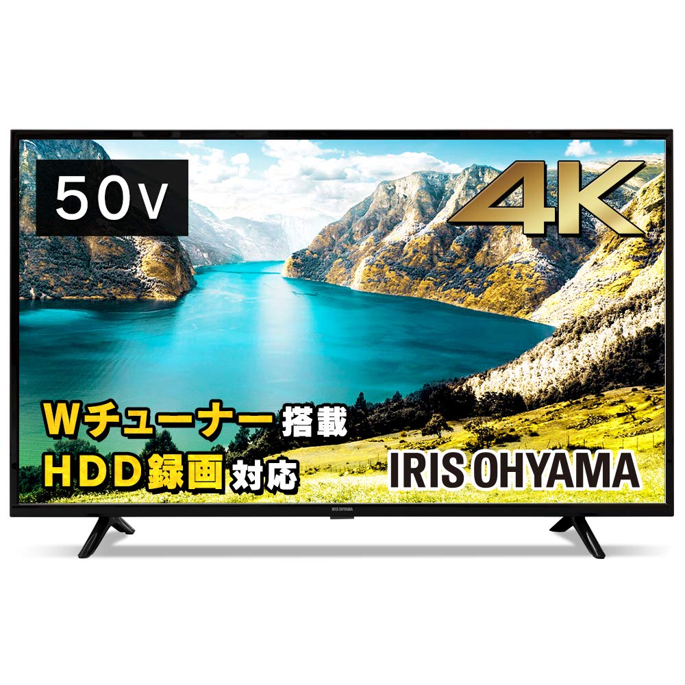 Amazon.co.jp: アイリスオーヤマ 50型 4K対応 液晶 テレビ 50インチ