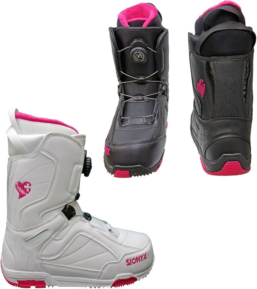 Burton スノーボードブーツ 女性用 ブラック/ピンク ダイヤル式 BURTON