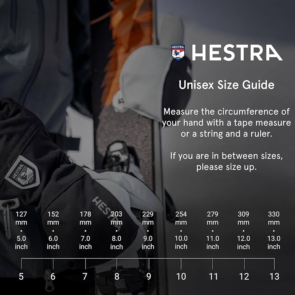 Amazon | HESTRA ヘストラ グローブ 30570 HELI SKI GREY サイズ6