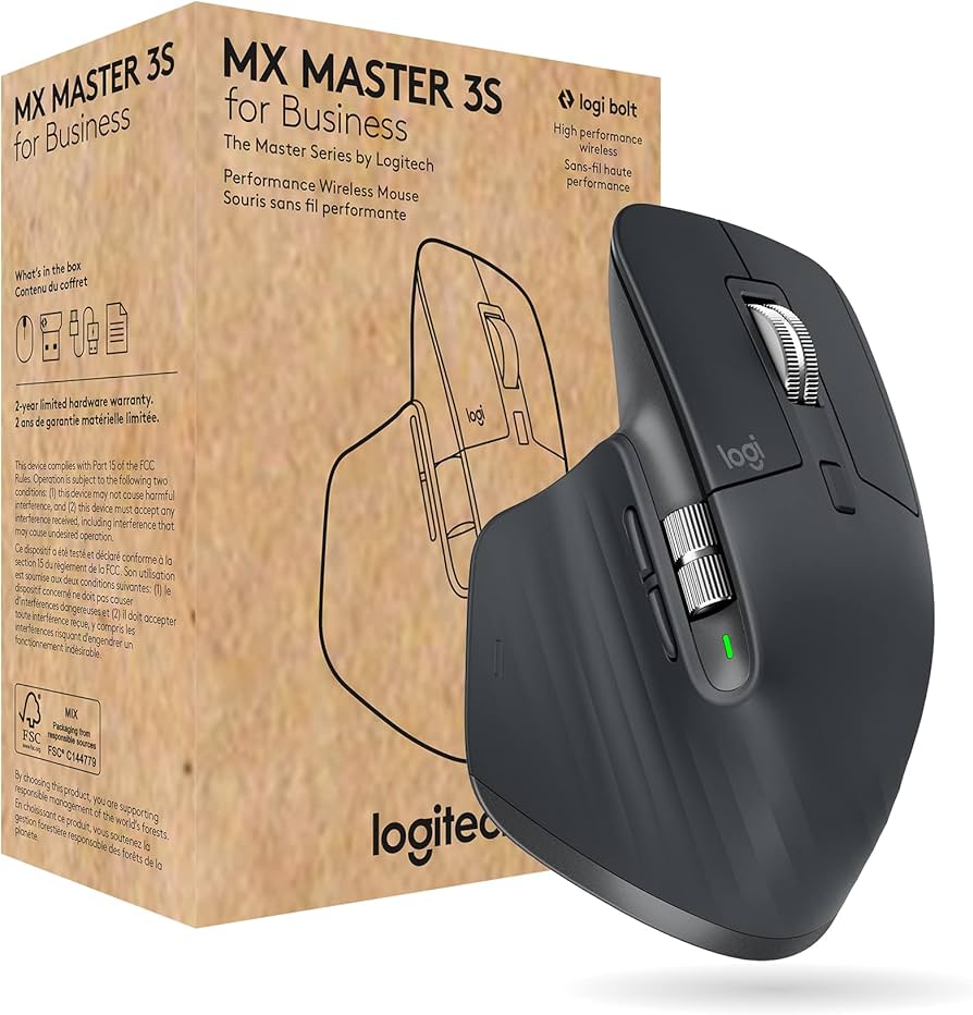 Amazon.com: Logitech MX Master 3S for Business, Wireless Mouse