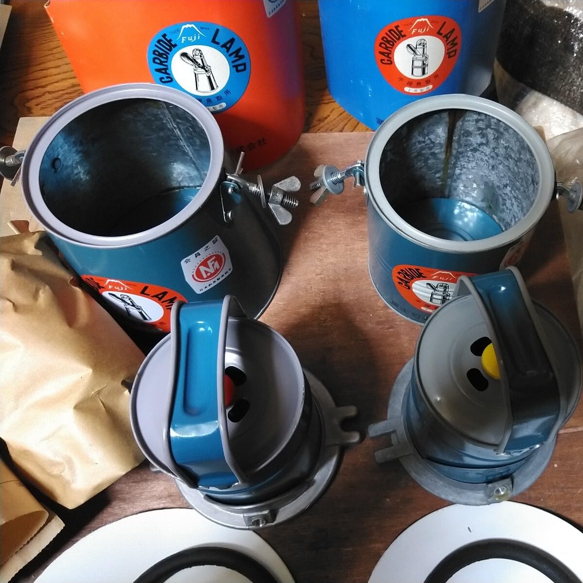 Amazon.co.jp: 富士灯器2号3号型カーバイトランプカーバイドランプ 2個