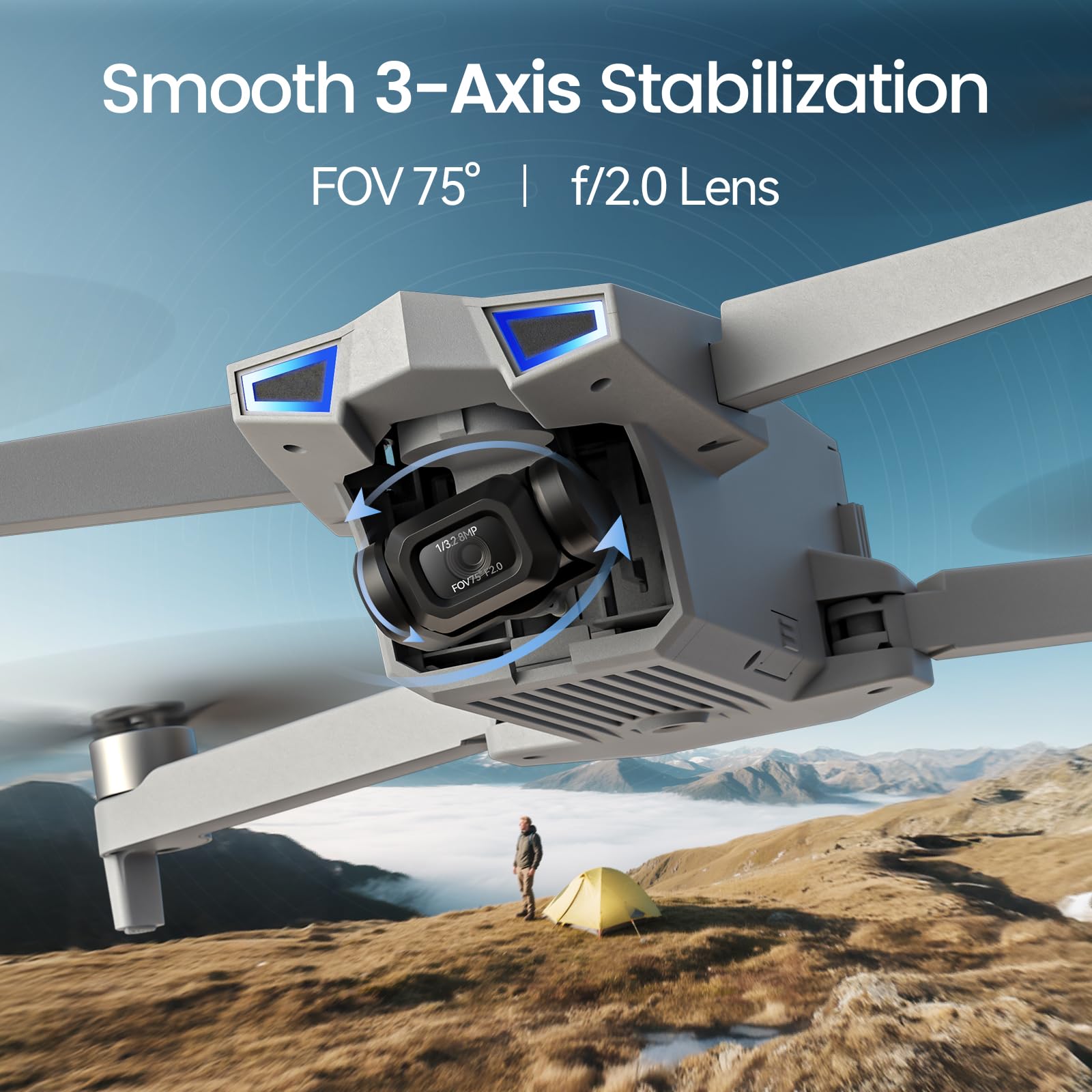 Amazon.com: Holy Stone HS790 GPS 6K Camera Drone with 3 Axis