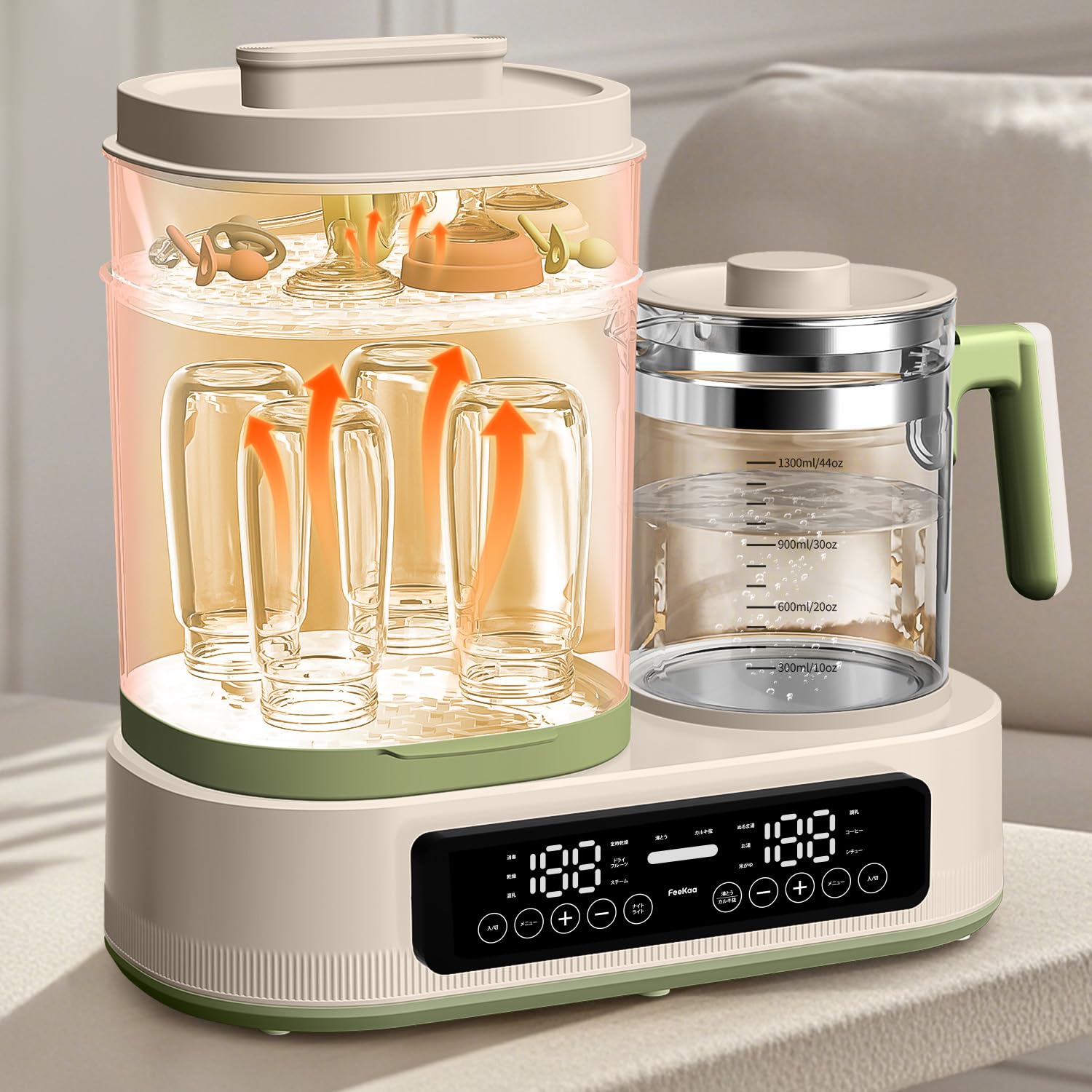 Amazon.co.jp: 哺乳瓶 消毒 ミルクウォーマー FeeKaa 多機能ボトル