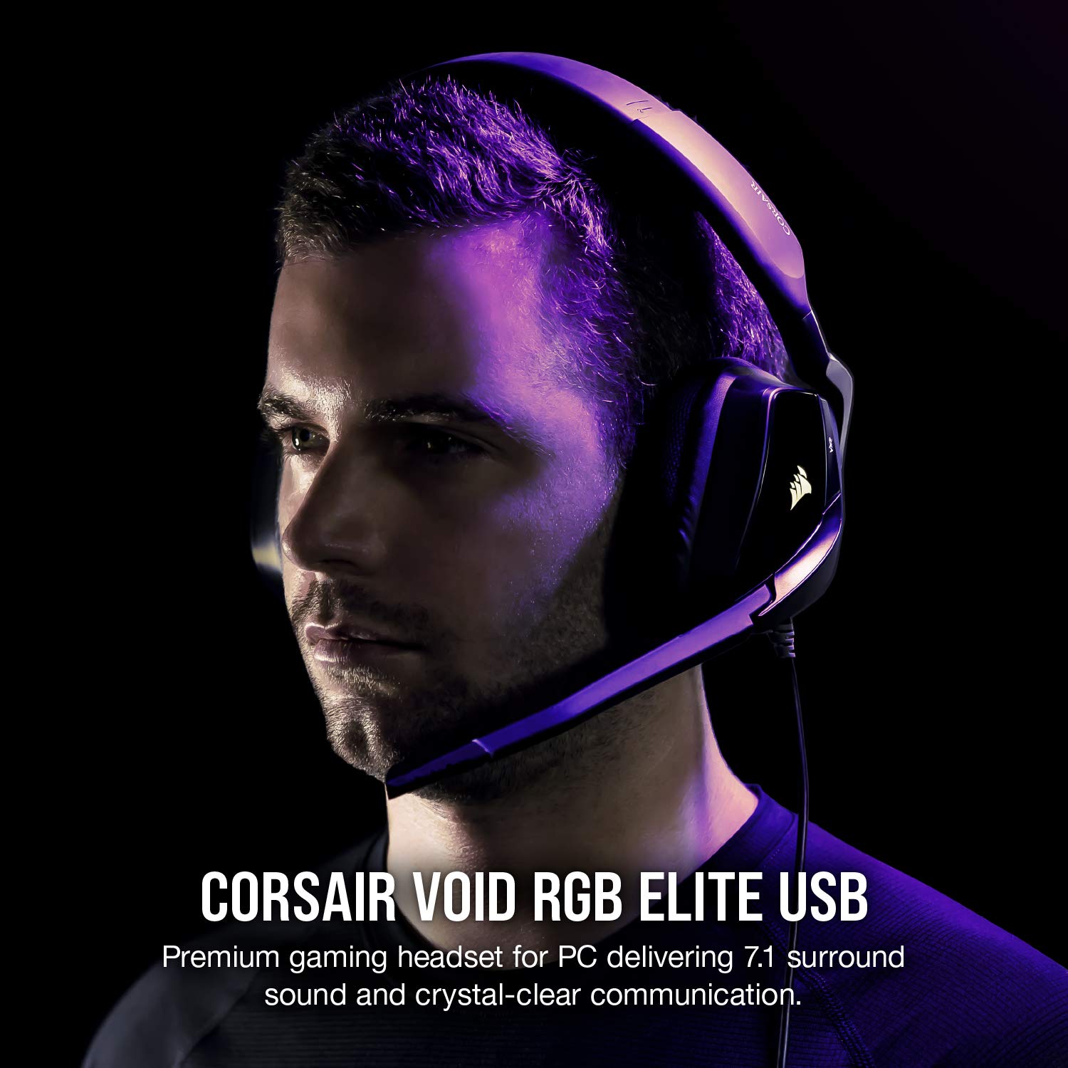 Amazon.co.jp: Corsair Void RGB Elite USB プレミアムゲームヘッド