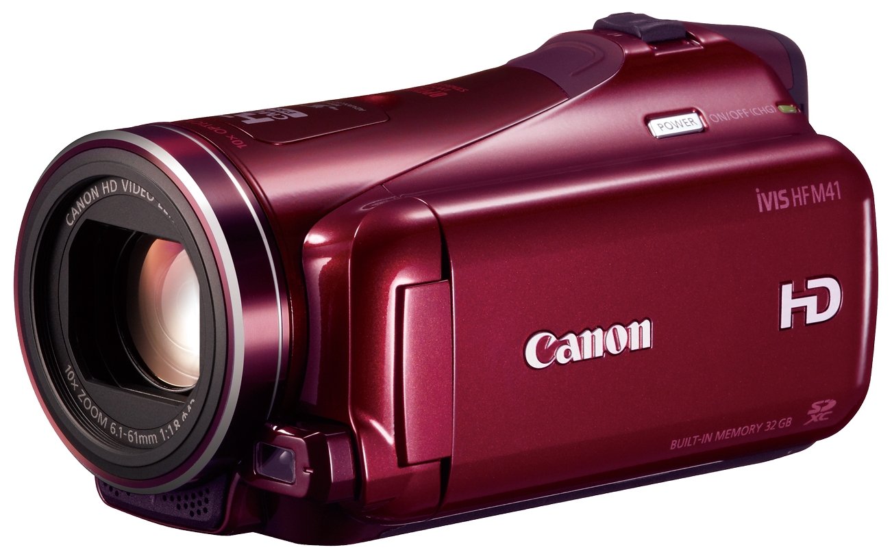Amazon.co.jp: Canon デジタルビデオカメラ iVIS HF M41 レッド