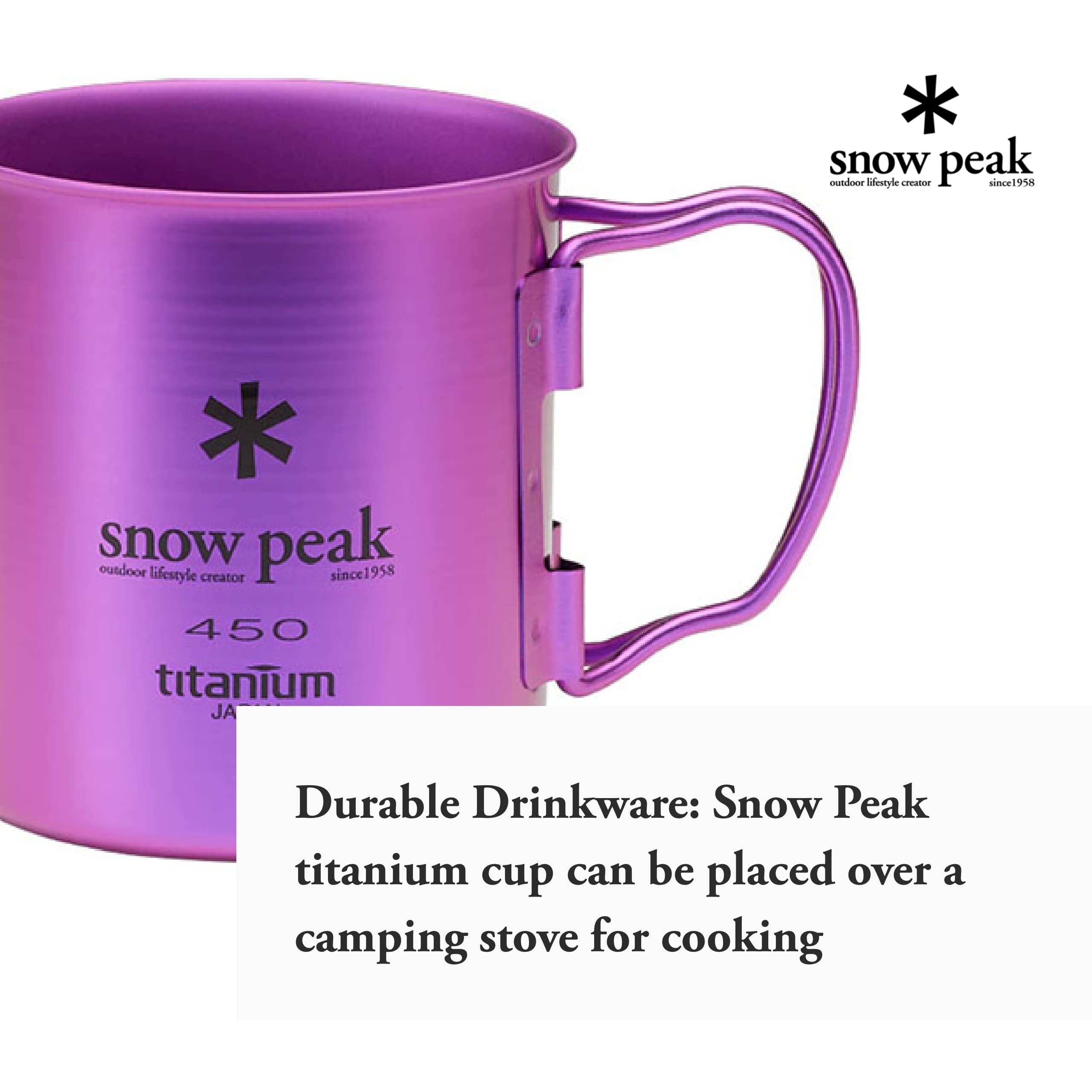 Amazon.co.jp: スノーピーク(snow peak) カラーチタンシングルマグ 450