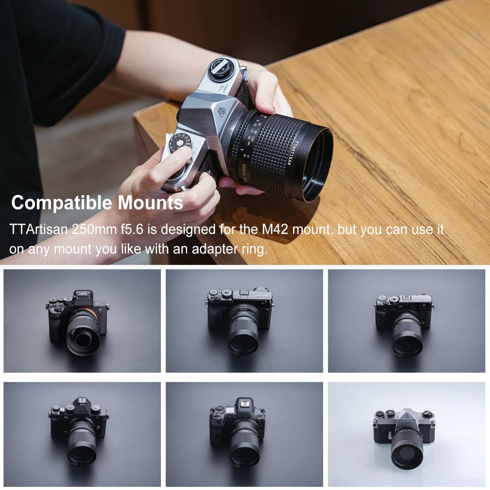 Amazon.co.jp: TTArtisan 250mm F5.6 リフレックス M42 マウント