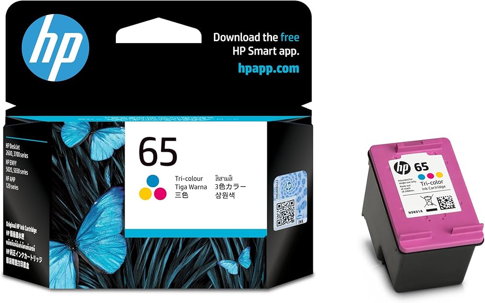 Amazon.co.jp: HP 65 純正 インクカートリッジ カラー N9K01AA【国内
