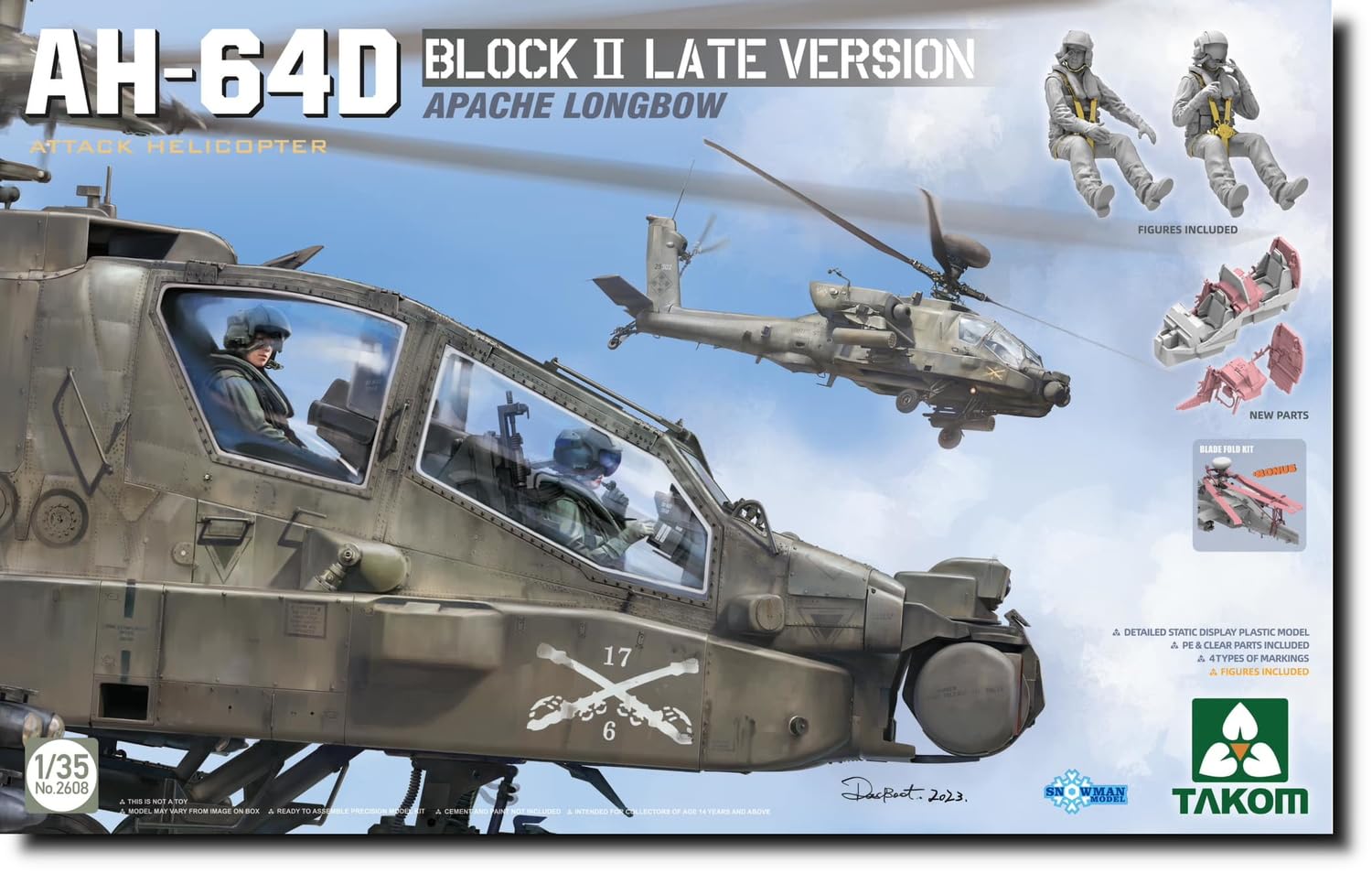 Amazon.com: TAKOM - Model Helicopter Ah-64d Block II Late V 1