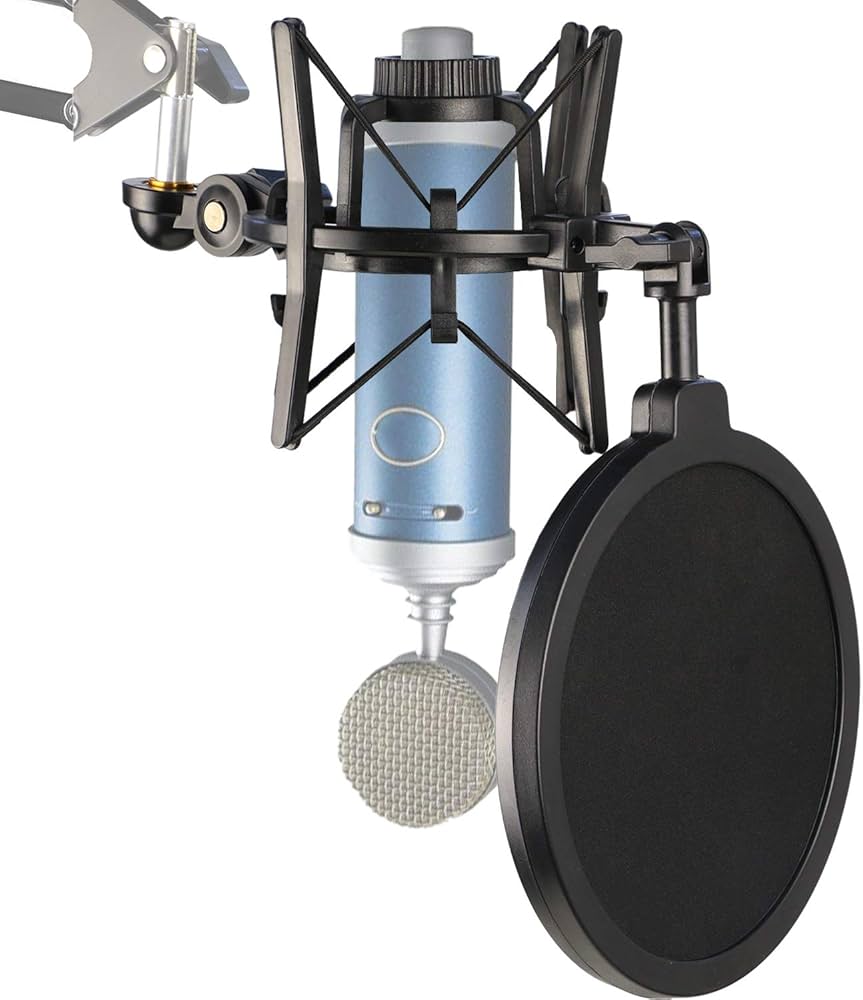 Amazon.com: Bluebird Shock Mount with Pop Filter, Windscreen and
