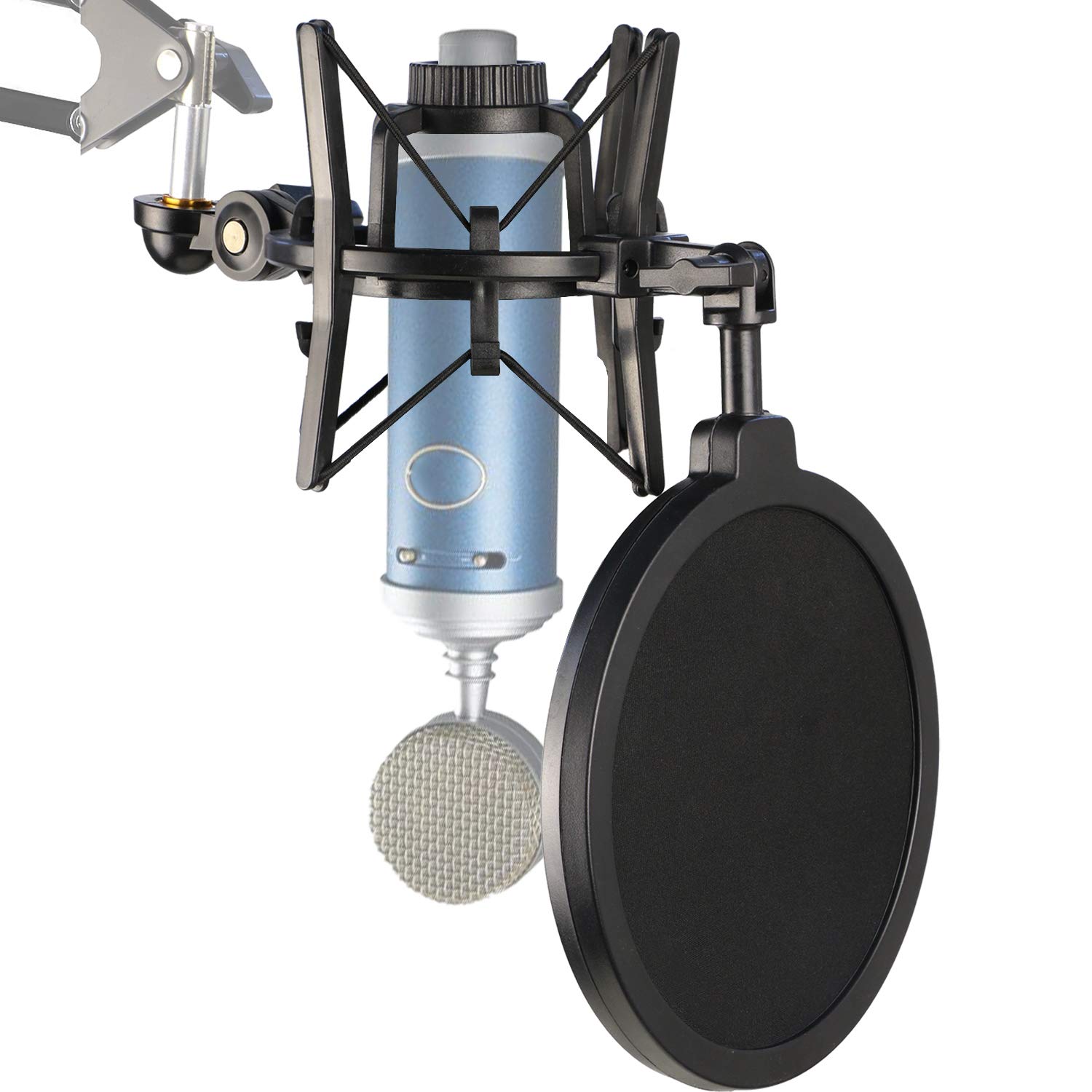 Amazon.com: Bluebird Shock Mount with Pop Filter, Windscreen and