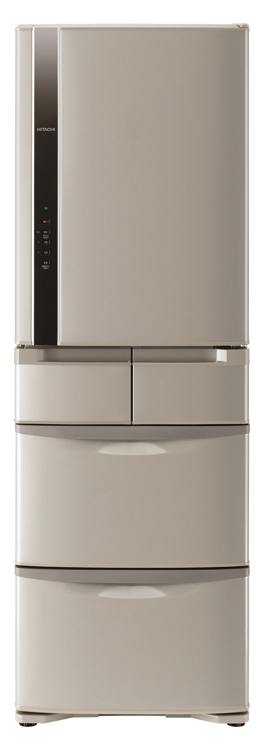 Amazon.co.jp: 日立 冷蔵庫 401L 5ドア ソフトブラウン R-K42F T