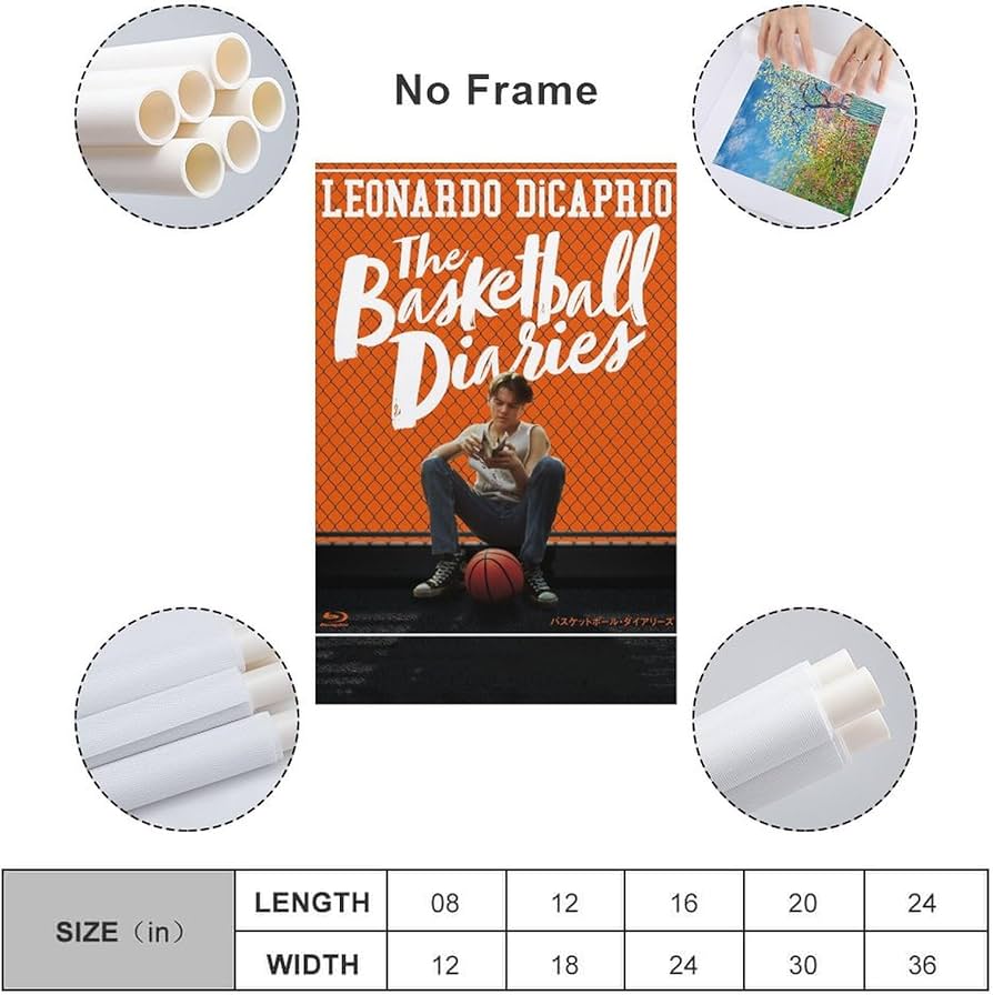 Amazon.co.jp: レオナルドディカプリオバスケットボールダイアリーズ