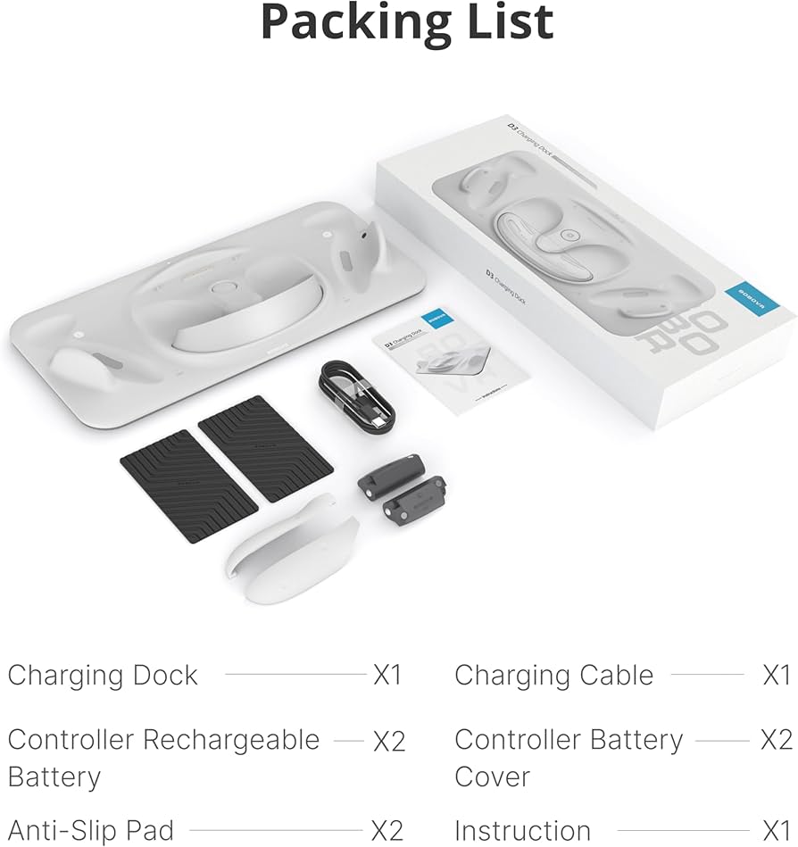 Amazon.co.jp: BOBOVR D3充電ドック、コントローラー用ワイヤレス充電