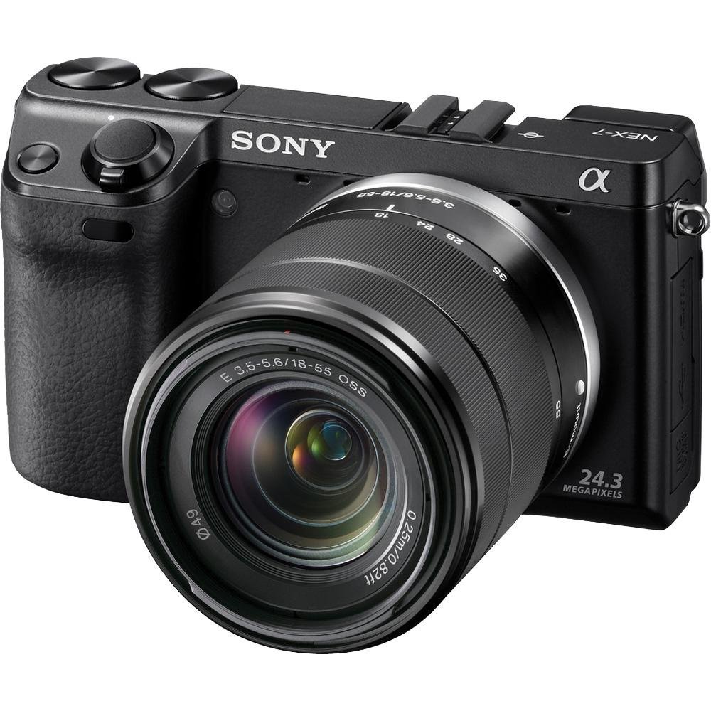 Amazon.com : Sony NEX-7 24.3 MP Mirrorless Digital Camera with 18