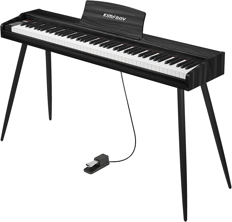 Amazon | KIMFBAY 電子ピアノ 88鍵盤 木製 電子 ピアノ 88鍵 Digital