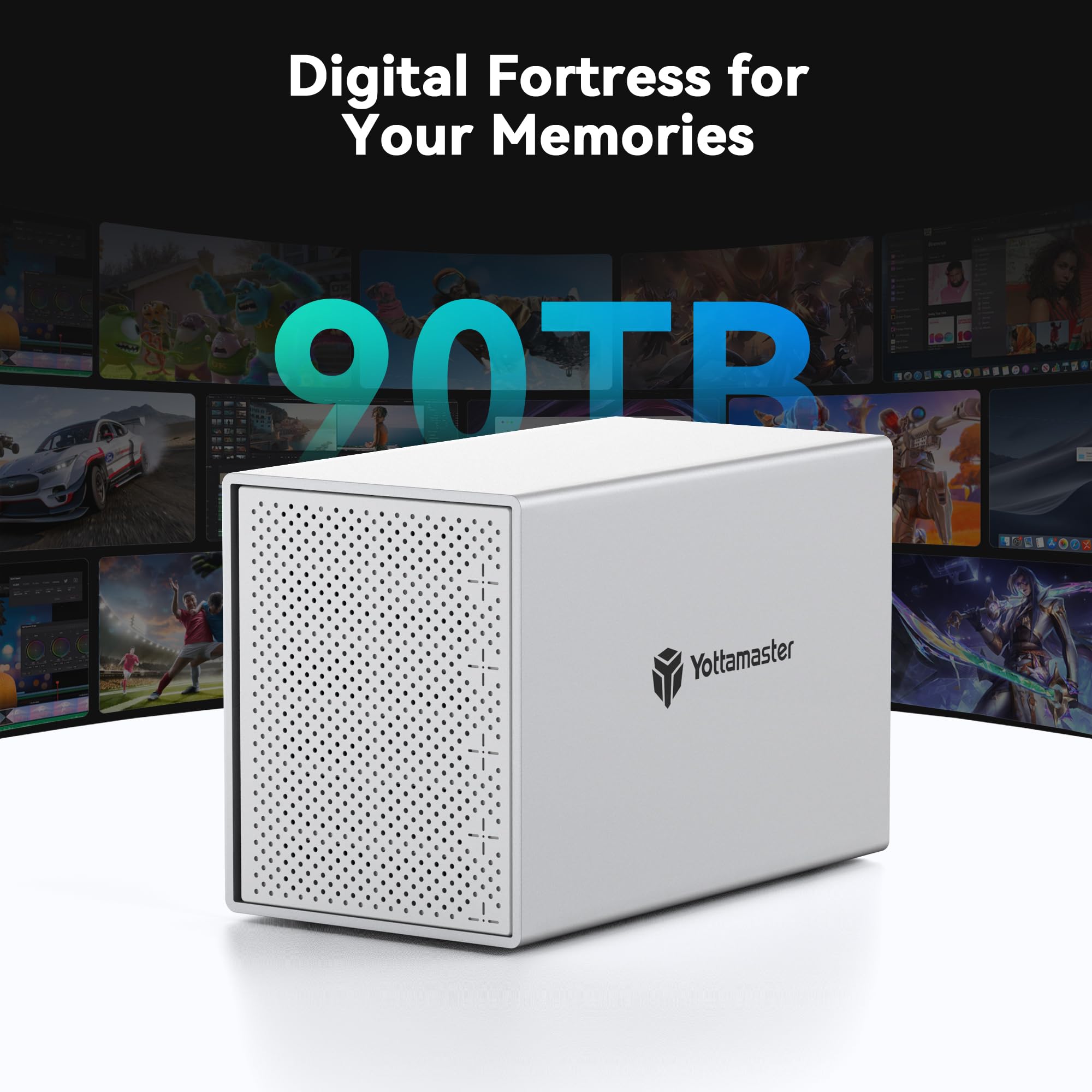 Amazon.co.jp: Yottamaster (5Bay) HDDケース 3.5インチ USB3.0接続