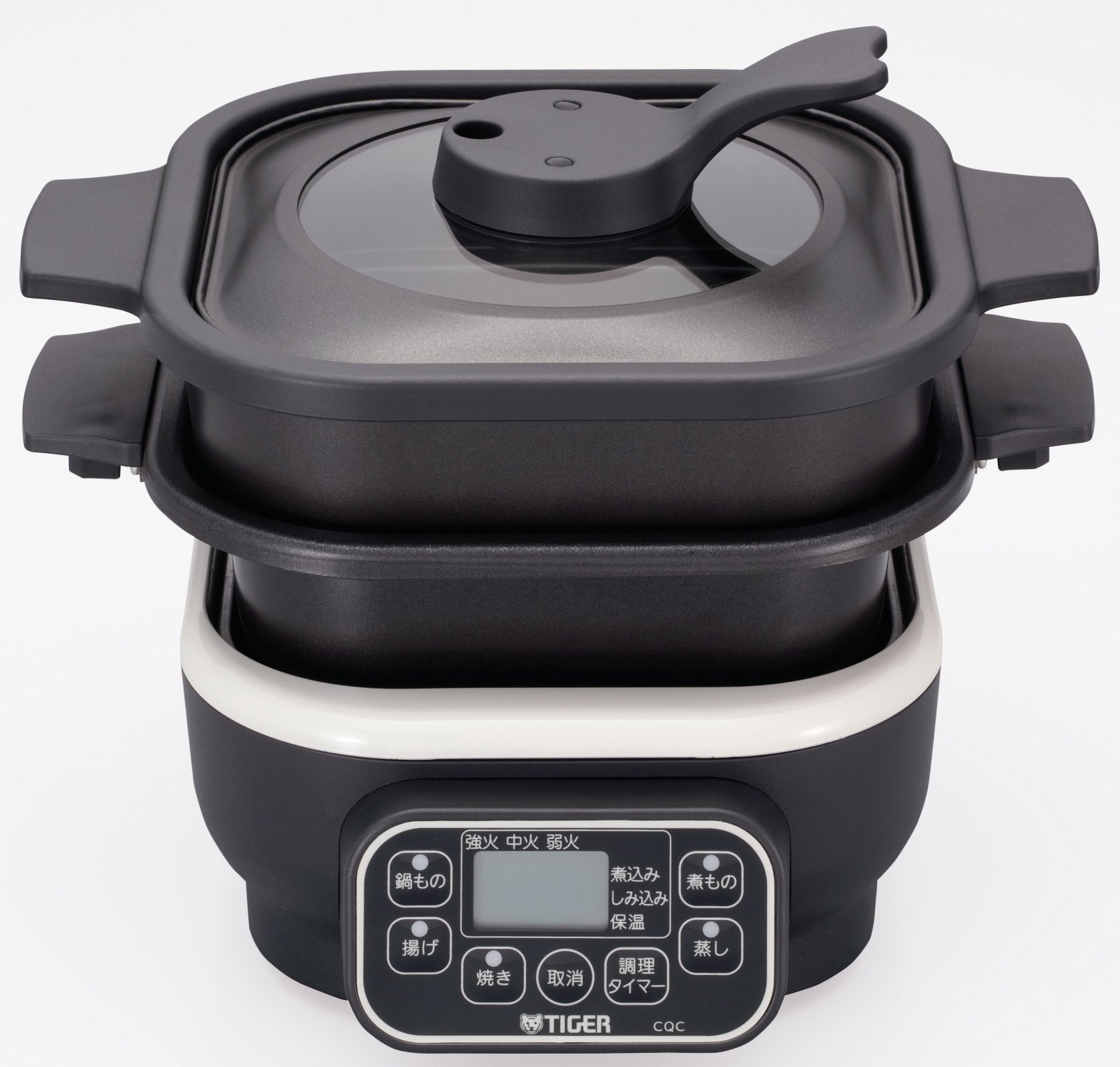 Amazon.co.jp: TIGER マイコンテーブルクッカー クリームホワイト CQC