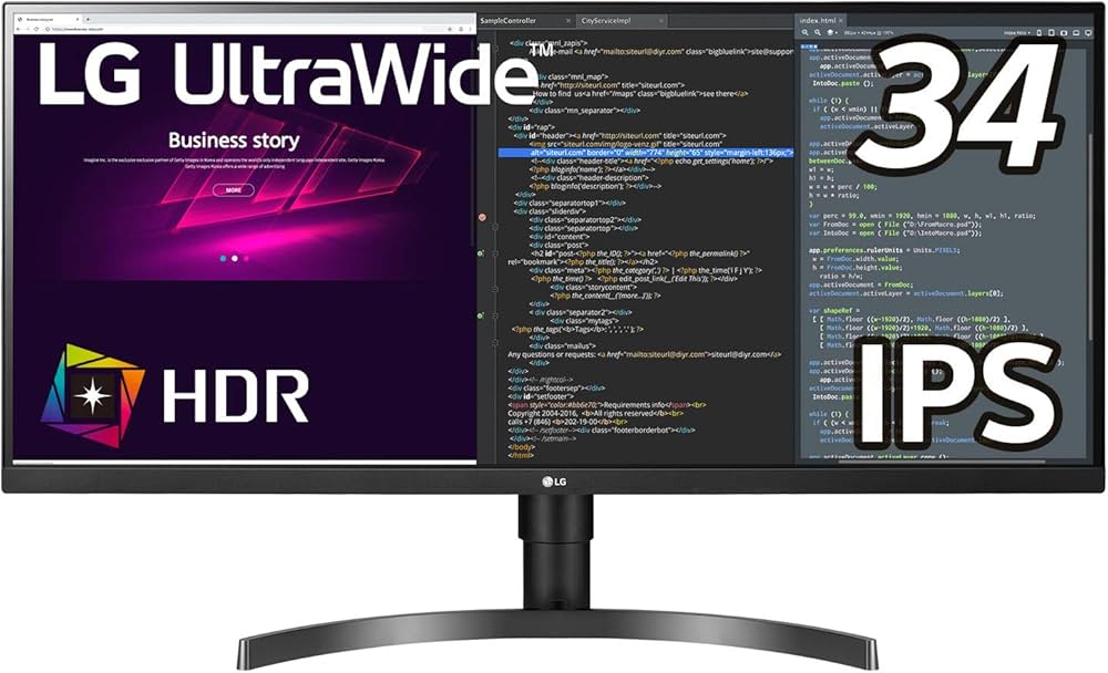 Amazon.co.jp: LG モニター ディスプレイ 34WN750-B 34インチ/3辺