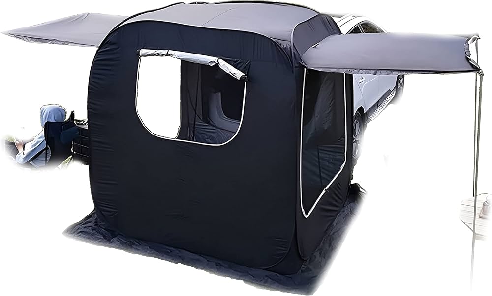 Amazon.co.jp: 車中泊 テント 連結 新登場！ポップアップテント