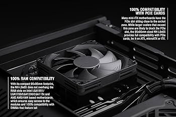 Amazon.co.jp: Noctua NH-L9x65 chromax.black プレミアムロー
