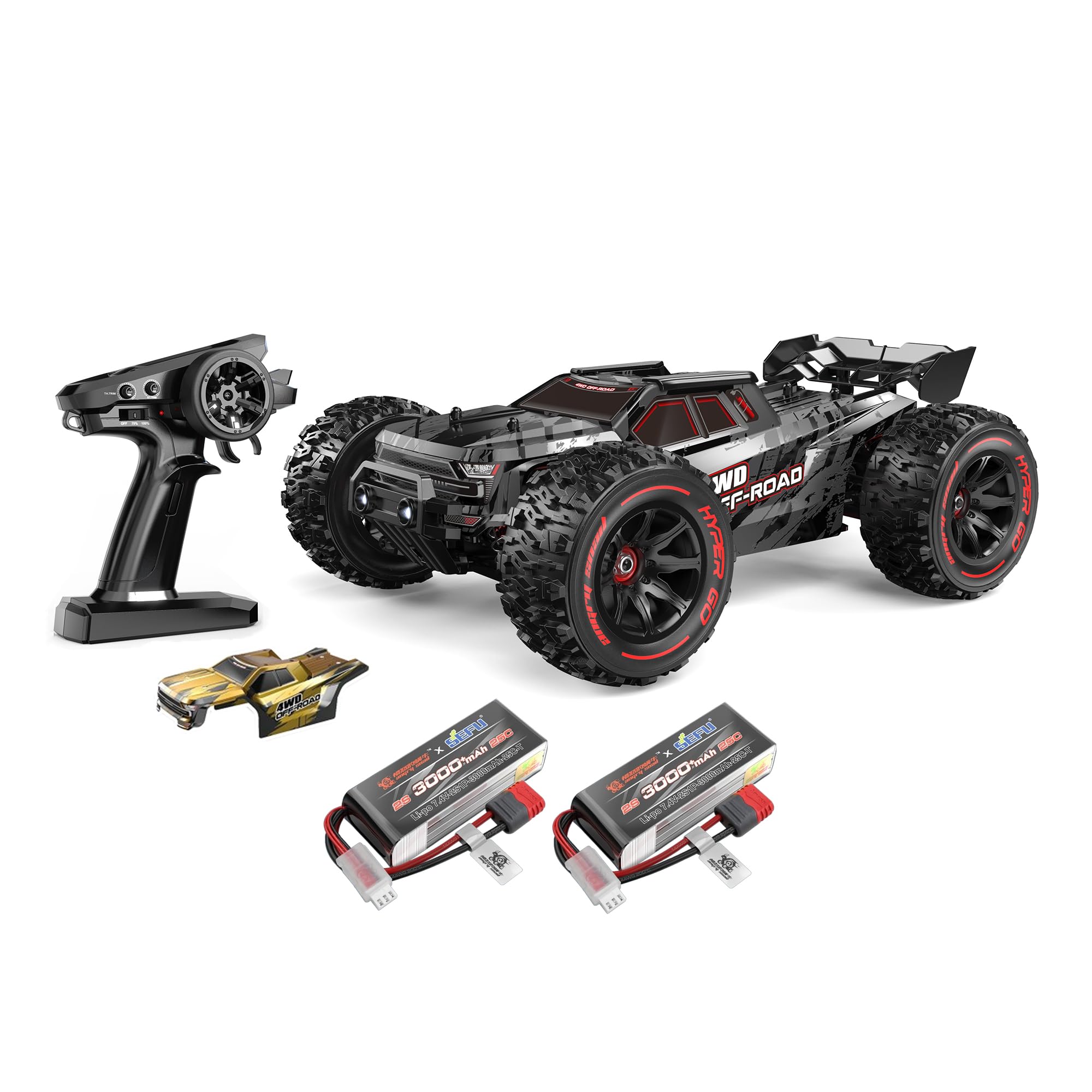 Amazon.co.jp: MJXRC 14210 1/14オフロード高速ラジコンカー