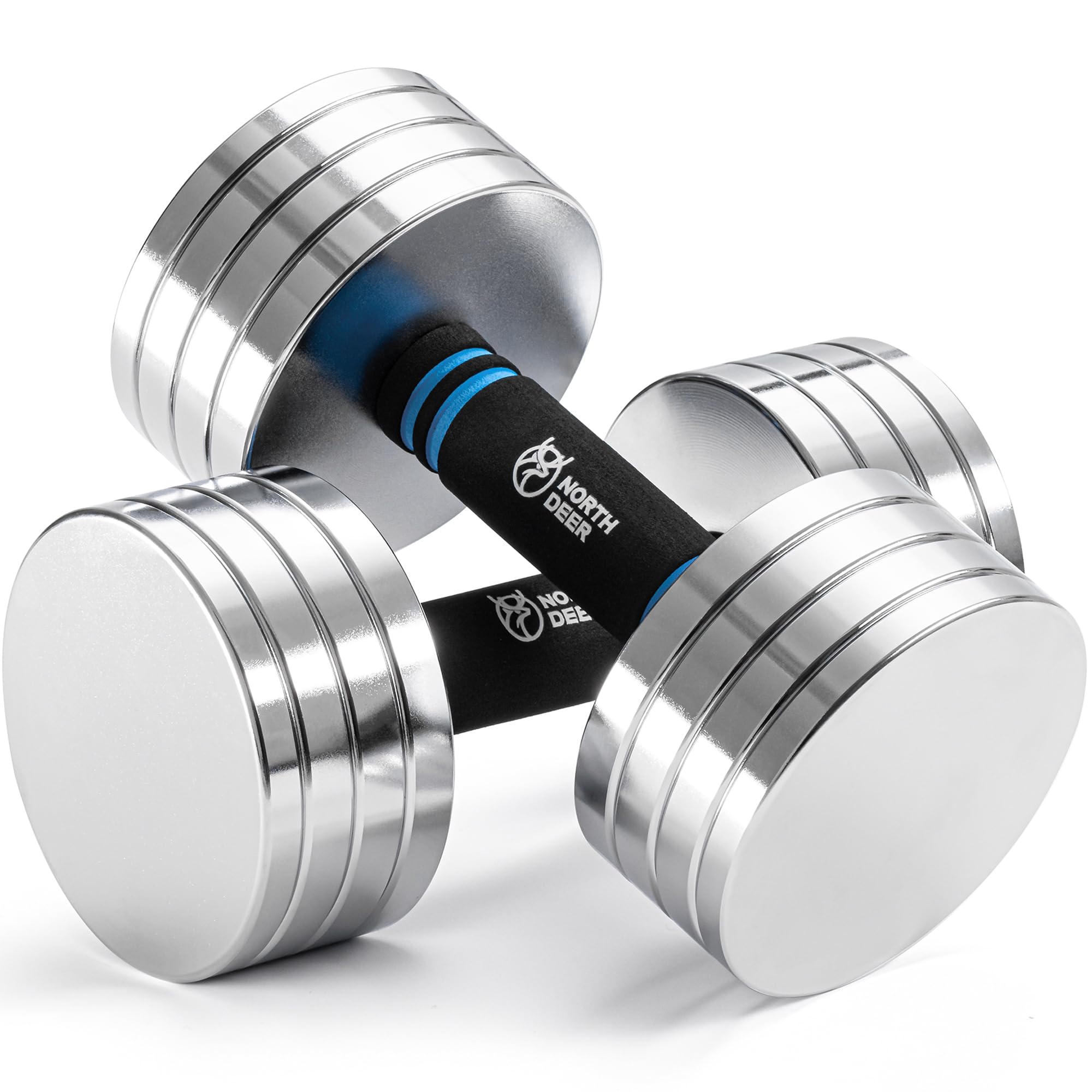 Amazon | 【公式】Northdeer ダンベル 可変式 小型 スチール製 2.5kg