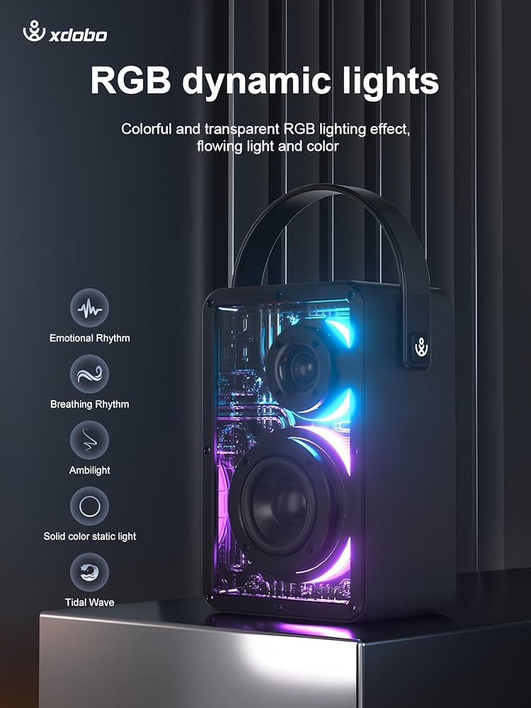 Amazon.co.jp: xdobo Bluetoothスピーカー ワイヤレス 大音量 80w