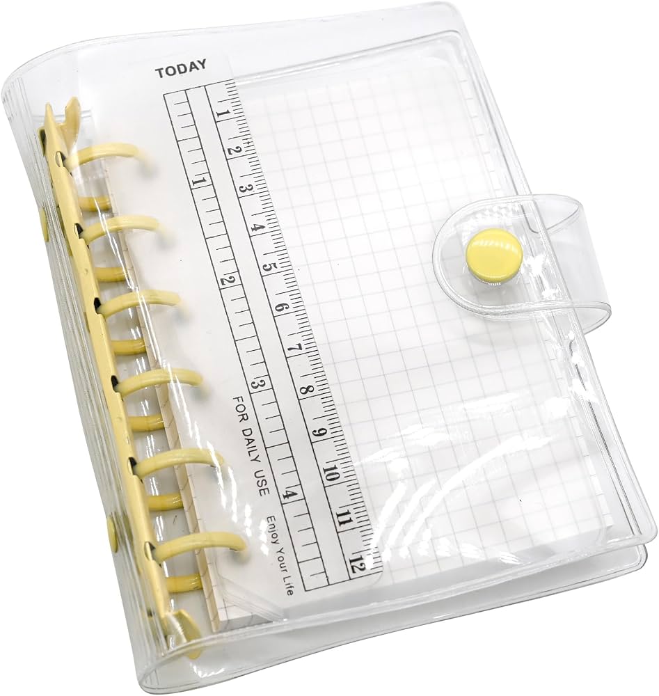 Amazon.co.jp: TSUKURIRO ミニ6穴 システム手帳 カラー リング PVC