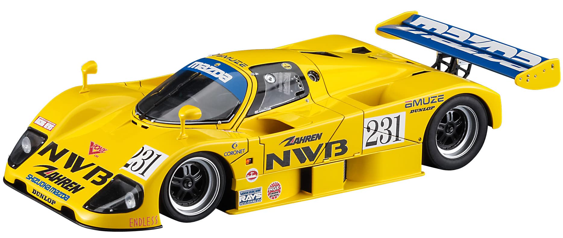 Amazon.com: Hasegawa 1/24 NWB Mazda 767B 1991 JSPC Test Car