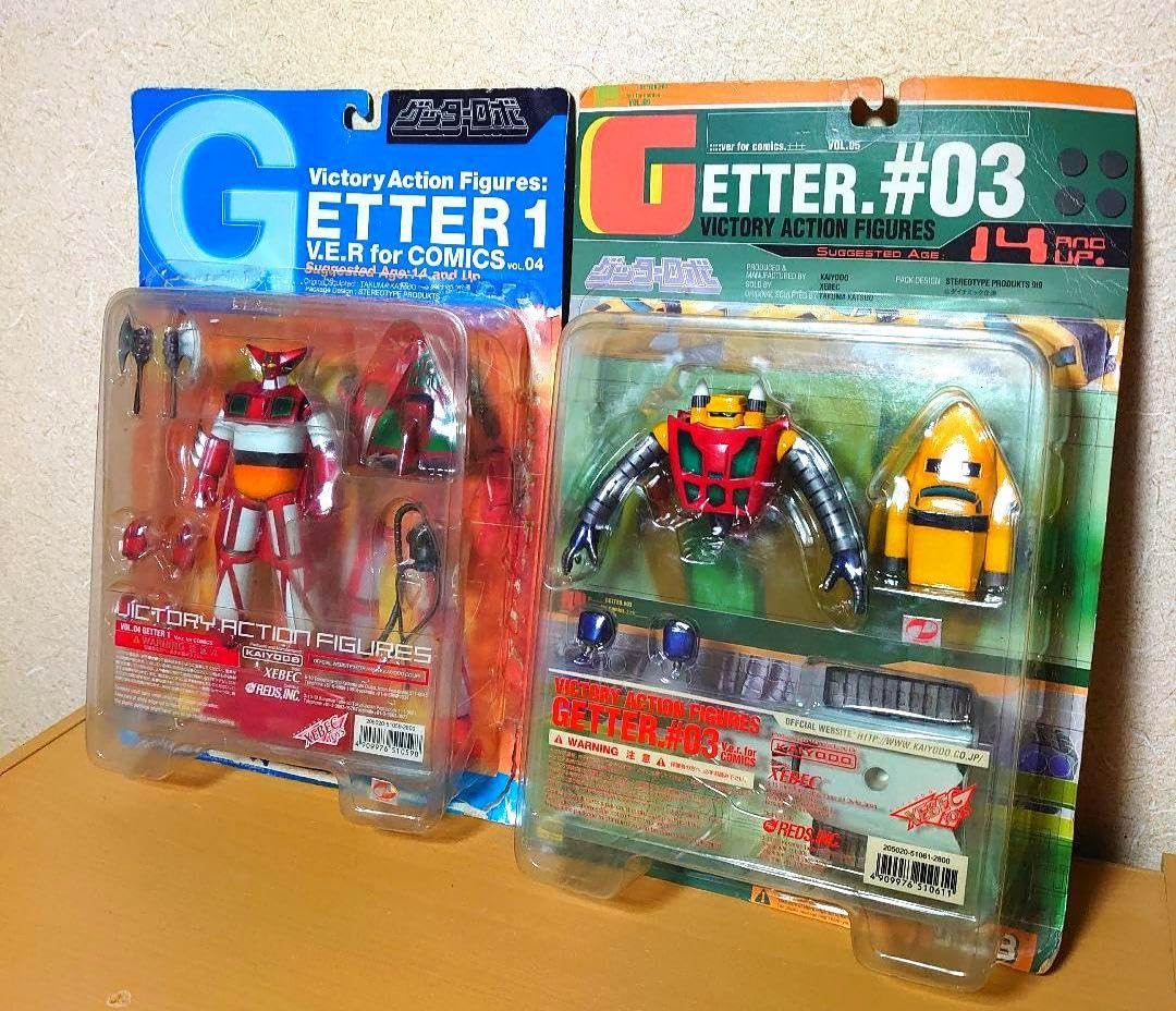 Amazon.co.jp: 海洋堂 ヴィクトリーアクションフィギュア ゲッターロボ