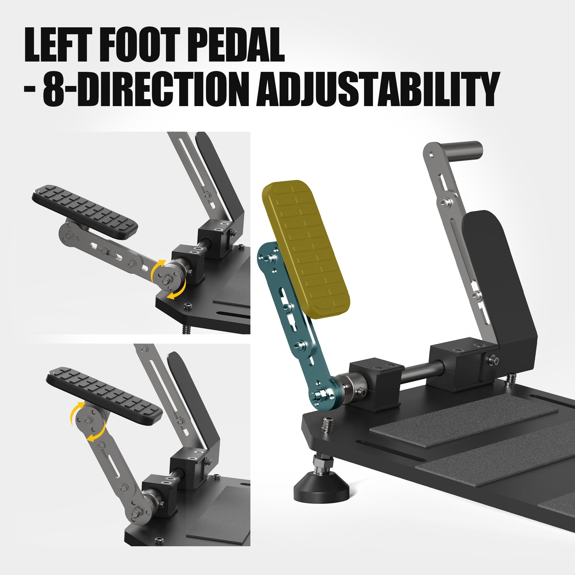 Amazon | OceanicEcho ポータブル左足アクセルペダル ハンディキャップ