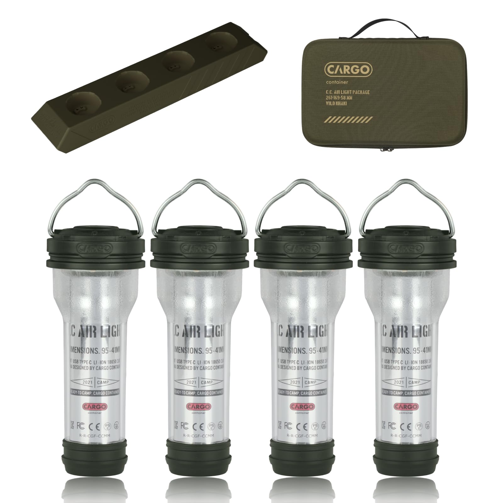 Amazon.co.jp: CARGO CONTAINER カーゴコンテナ AIR LIGHT 4本