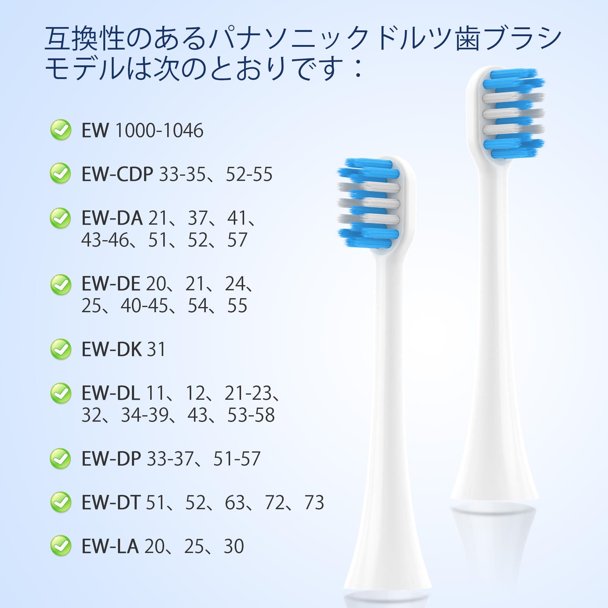 Amazon.co.jp: FitMount パナソニック ドルツ対応 電動歯ブラシ 替え