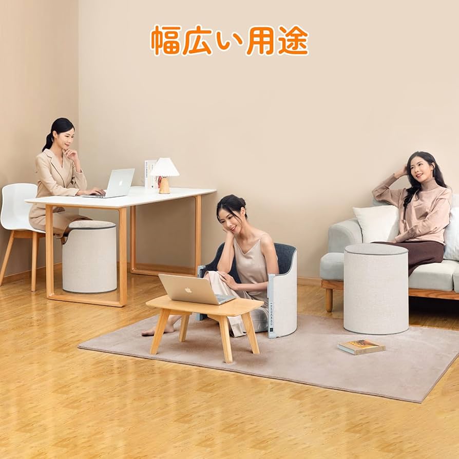 Amazon | パネルヒーター【2026新昇級磁気開閉型】デスクヒーター 足元