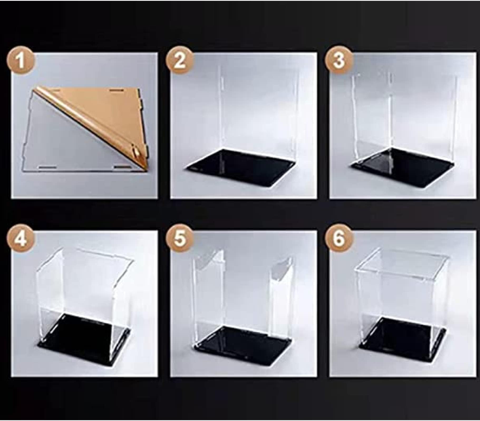 Amazon.co.jp: アクリルケース 透明ケース 手作り収納ボックス