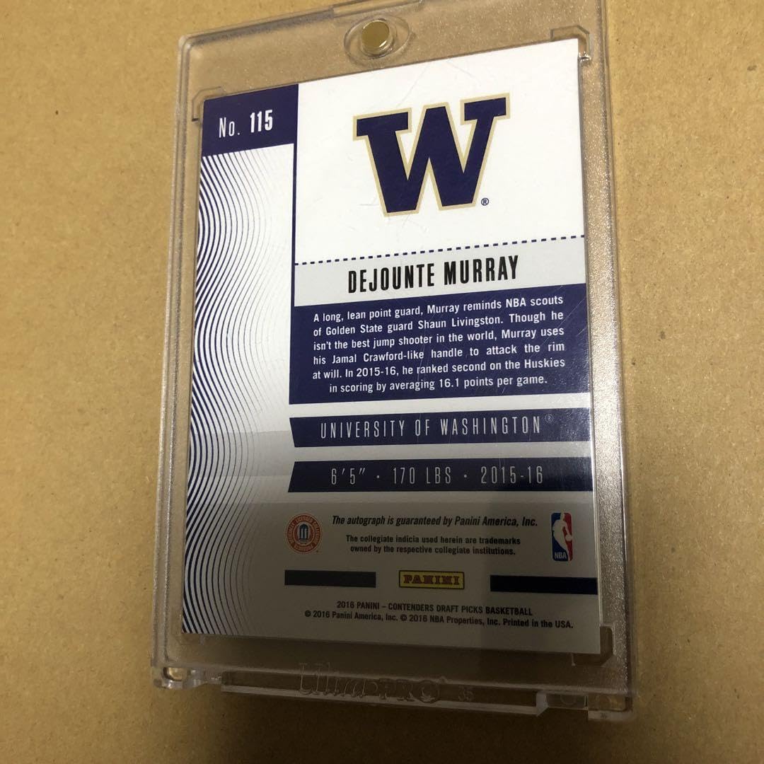 Amazon.co.jp: NBA DEJOUNTE MURRAY サインカード x 99 : スポーツ