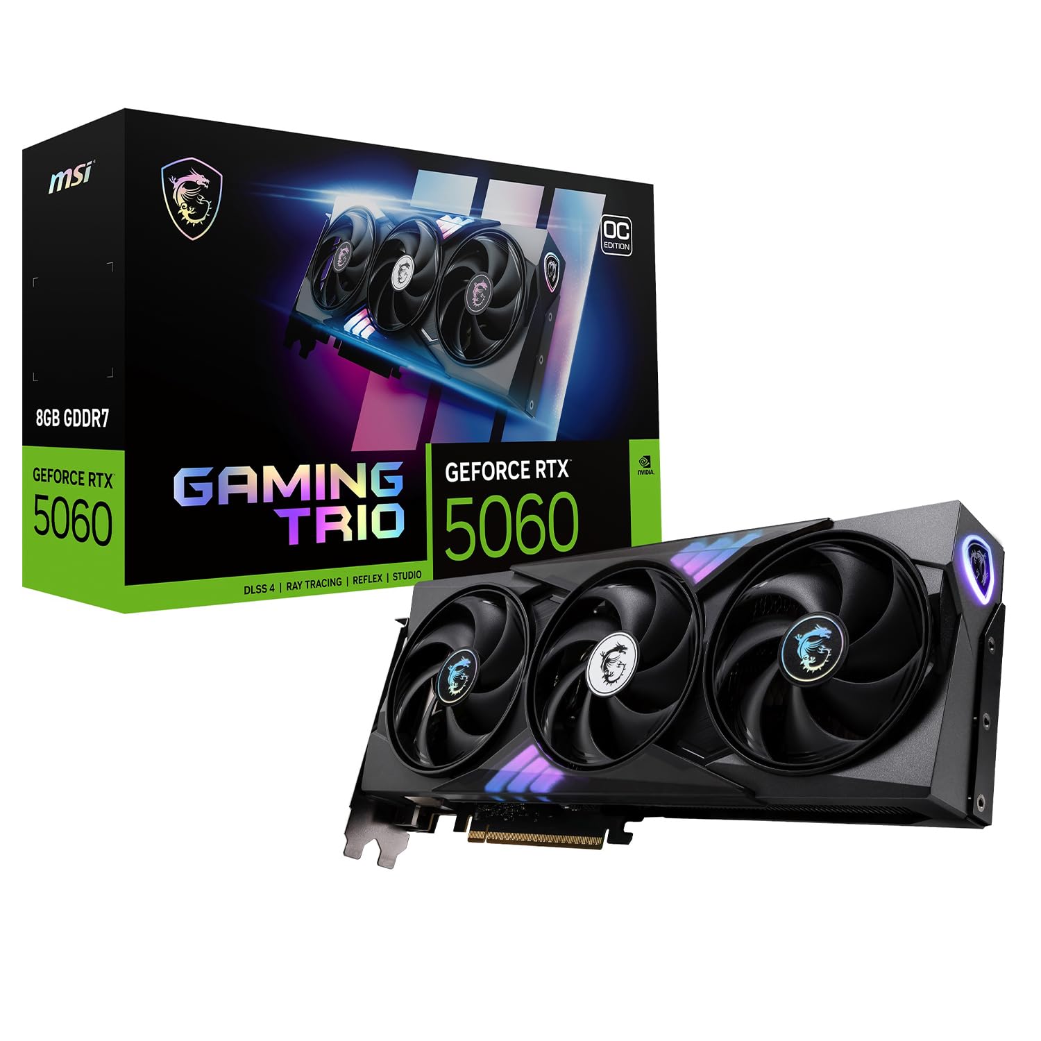 Amazon | MSI GeForce RTX 5060 8G GAMING TRIO OC グラフィックス