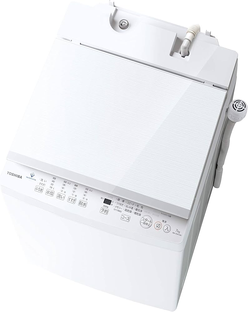 Amazon.co.jp: 東芝 全自動洗濯機 7kg ピュアホワイト AW-7DH1 (W