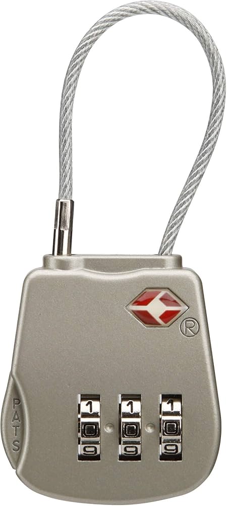 Amazon | PELICAN(ペリカン) TSAケーブルロック シルバー 1506HK