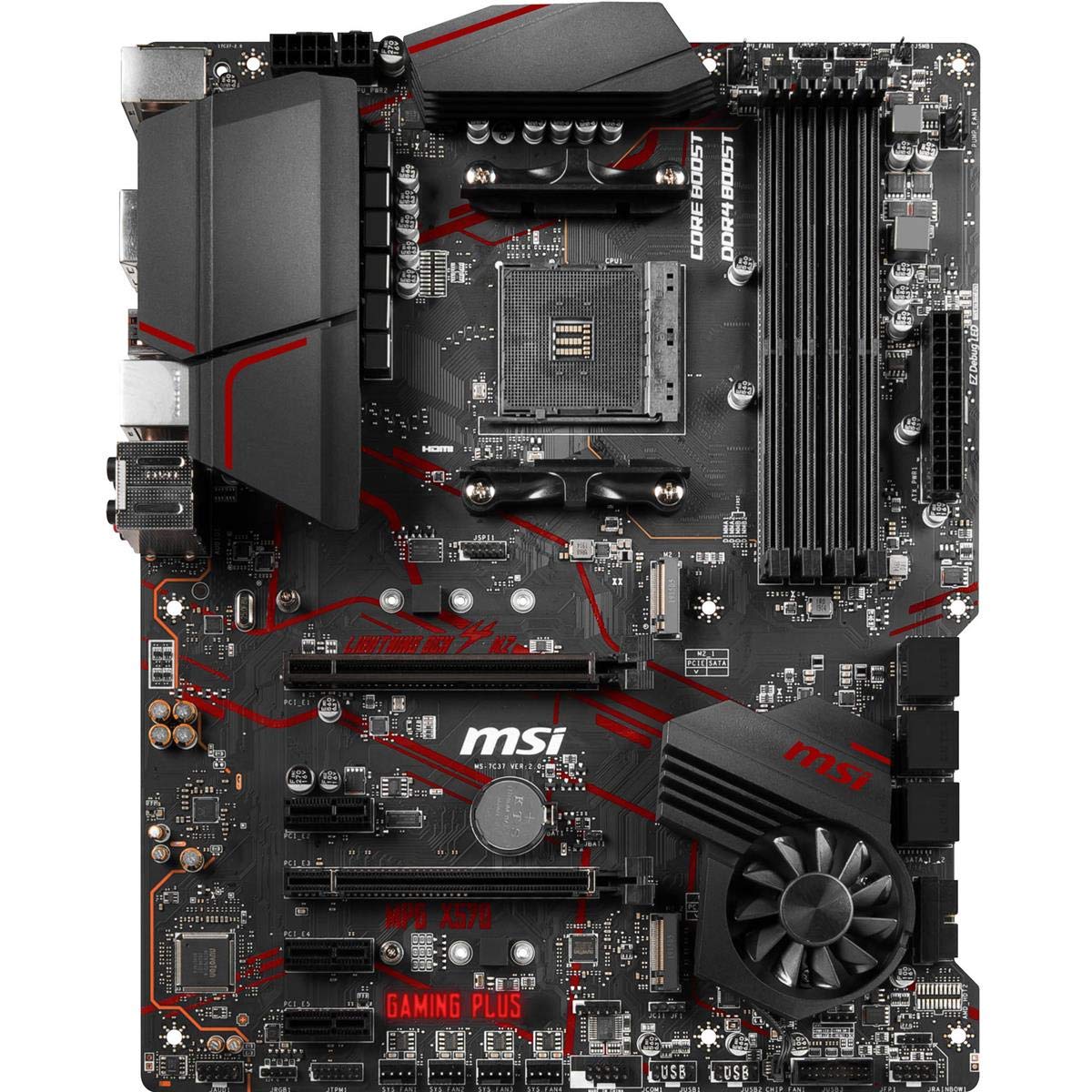 Amazon | MSI MPG X570 Gaming Plus Motherboard (AMD AM4, PCIe 4.0