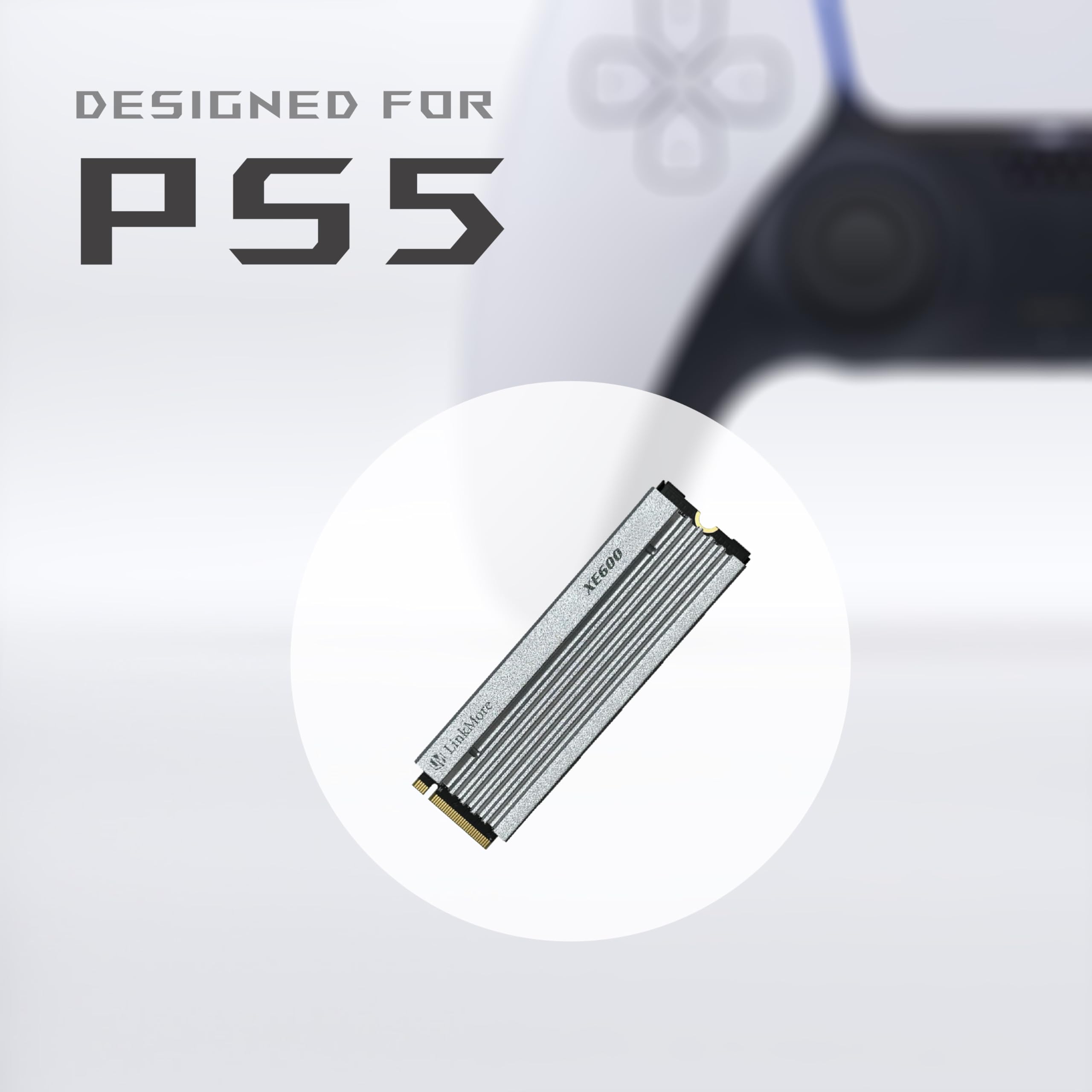 Amazon | LinkMore XE600 1TB M.2 2280 PCIe Gen4x4 NVMe 1.4 SSD PS(5