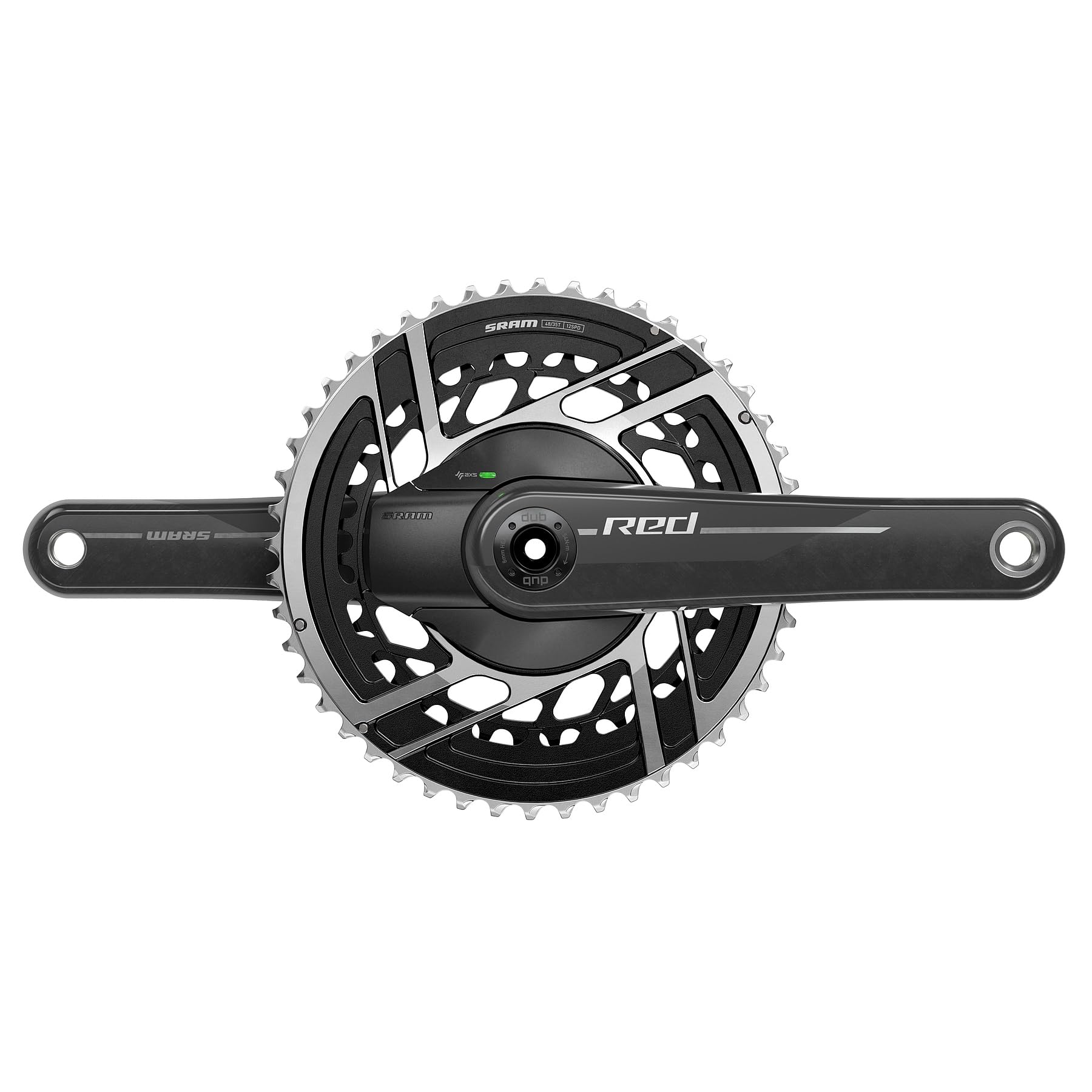 Amazon.com : SRAM RED AXS Dub Power Meter Crankset - 170mm, 2X 12