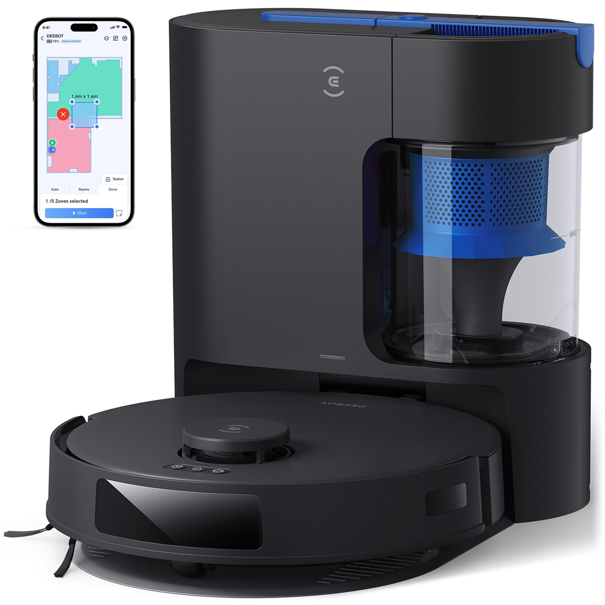 Amazon.com - ECOVACS DEEBOT N20 Plus Robot Vacuum and Mop,with