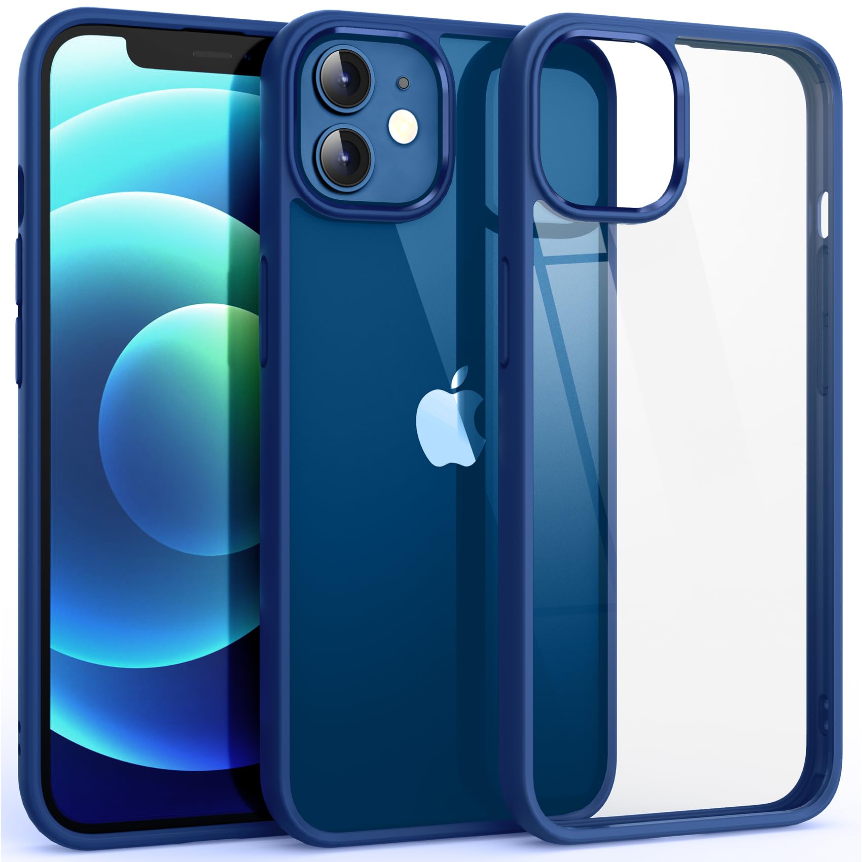 Amazon.co.jp: Supdeal iPhone 12/iPhone 12 Pro 用耐衝撃透明ケース