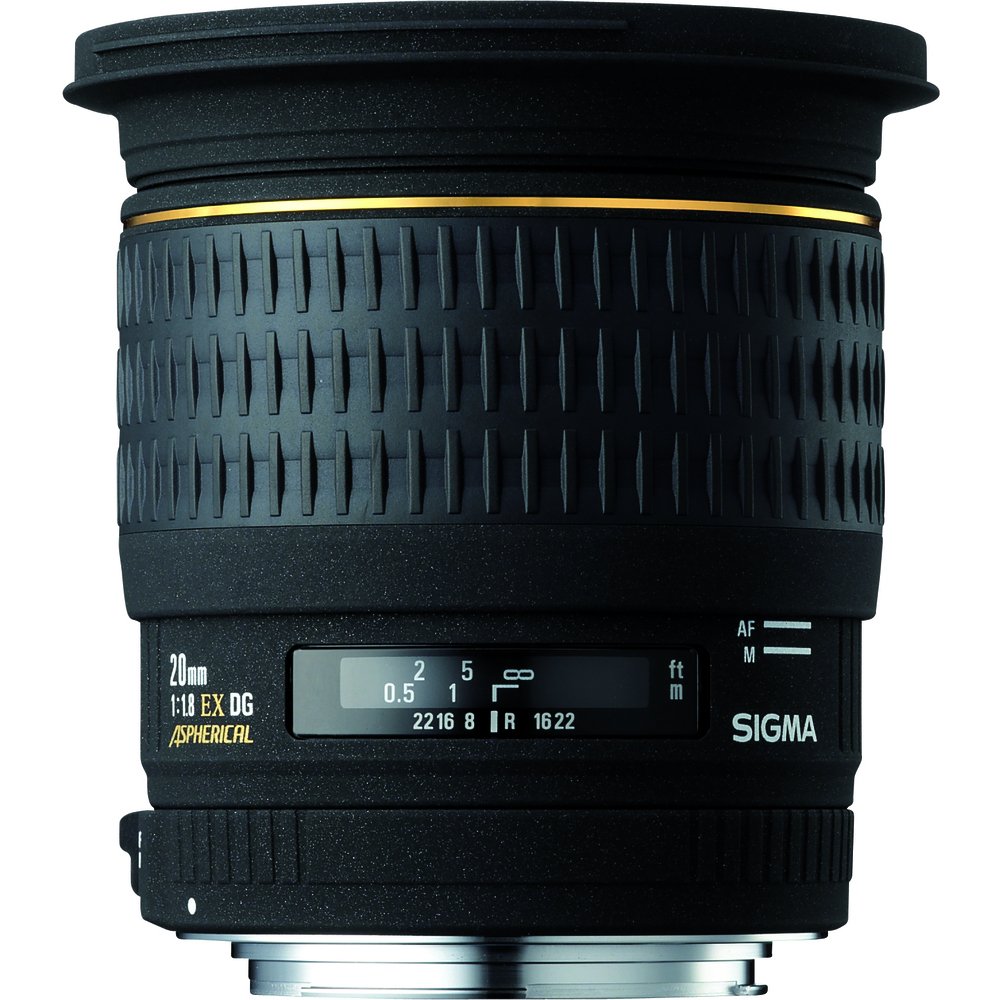 Amazon.com : Sigma 20mm f/1.8 EX DG RF Aspherical Wide Angle Lens
