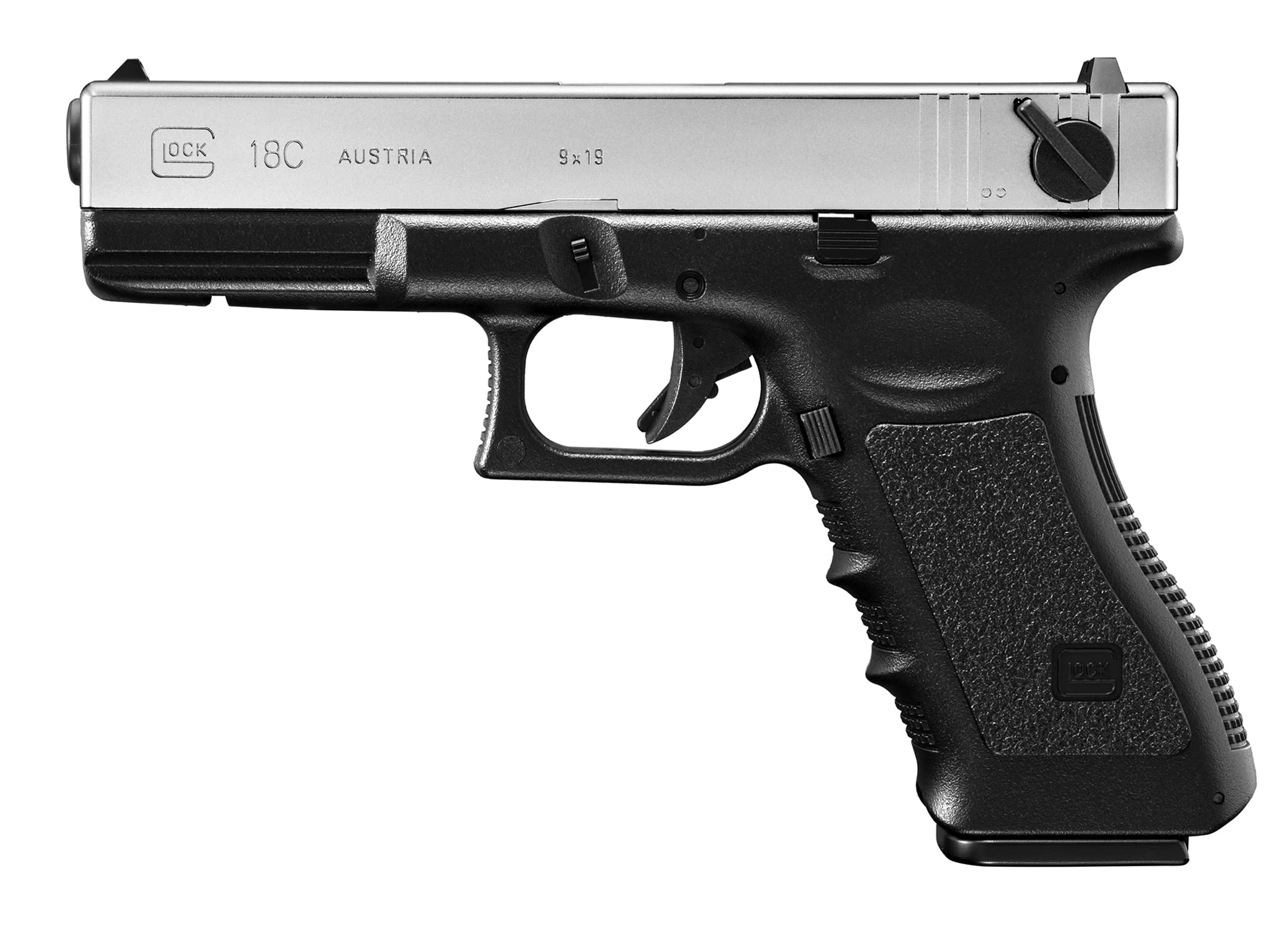 Amazon | 東京マルイ(TOKYO MARUI) GLOCK 18C SILVER SLIDE 18歳以上