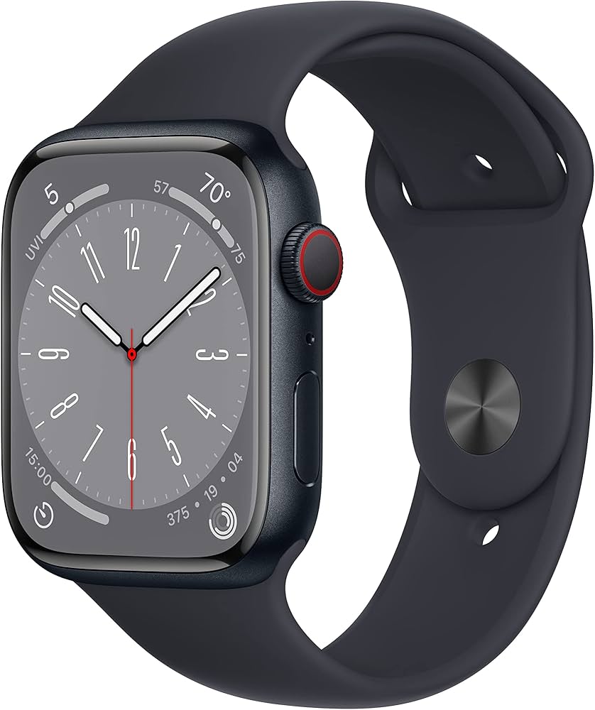 Amazon.com: Apple Watch Series 8 [GPS + Cellular, 45mm] - Midnight