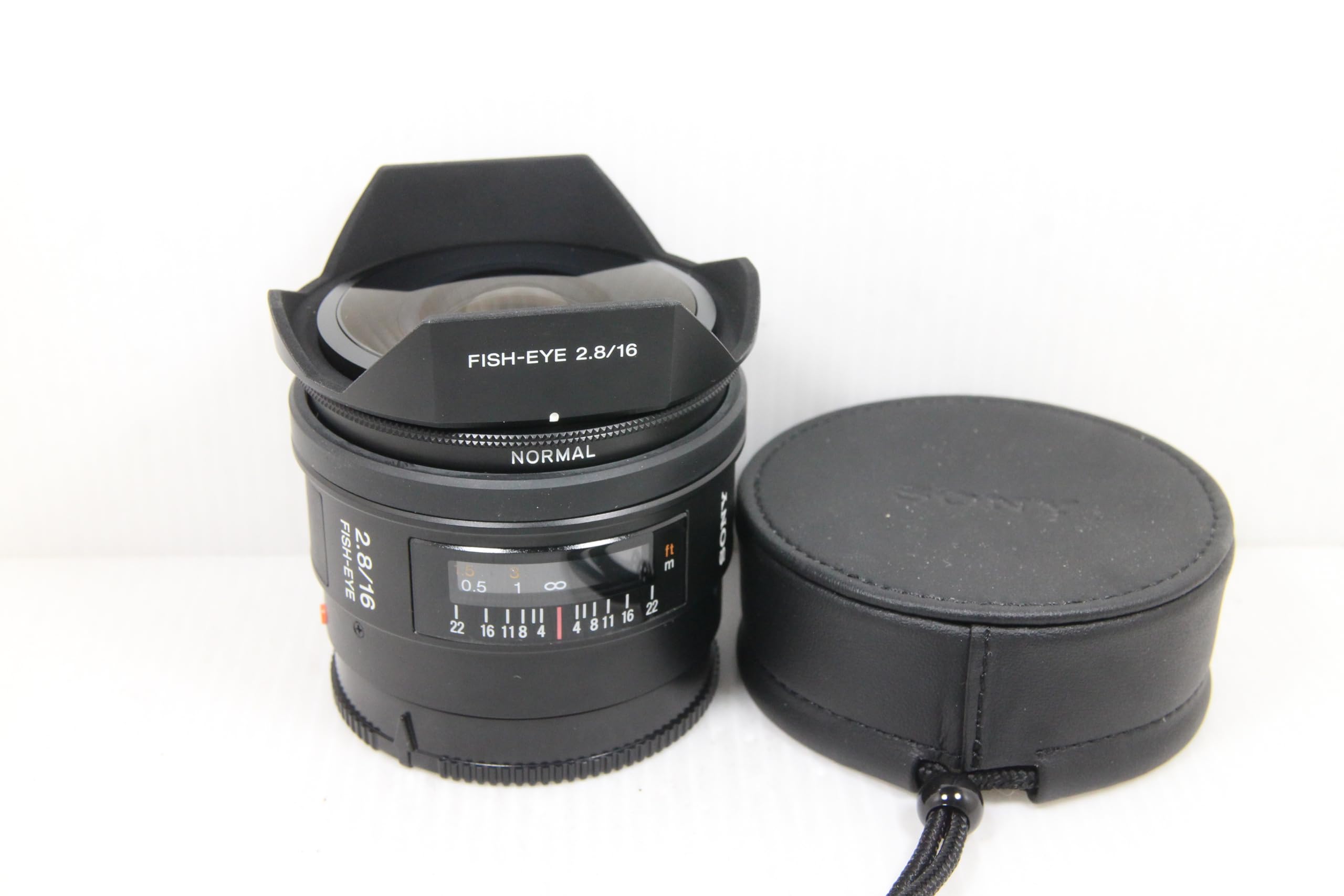 Amazon | SONY 16mm F2.8 Fisheye SAL16F28 | レンズフード 通販