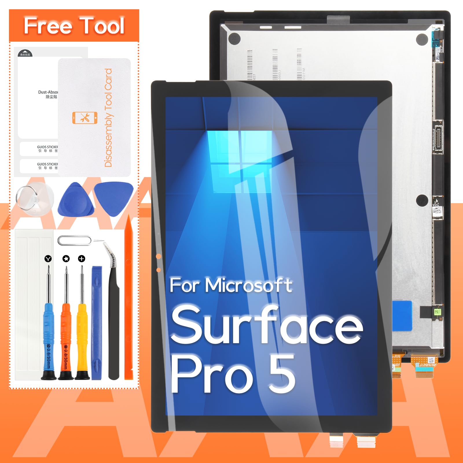 Amazon.co.jp: A-MIND For Microsoft Surface Pro 5 1796 液晶パネル